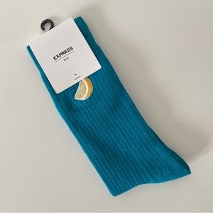 NWT Express Socks - Lemon Embroidery Detail